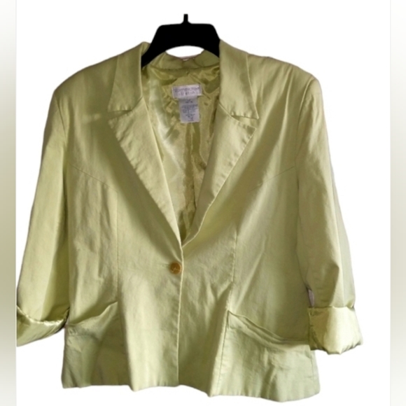 Light Green Blazer - Picture 1 of 10